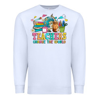 White custom teacher Premium Sweatshirt - JahusDesignShop