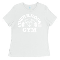 White power house gym fitness Ladies Tee - artisFamous