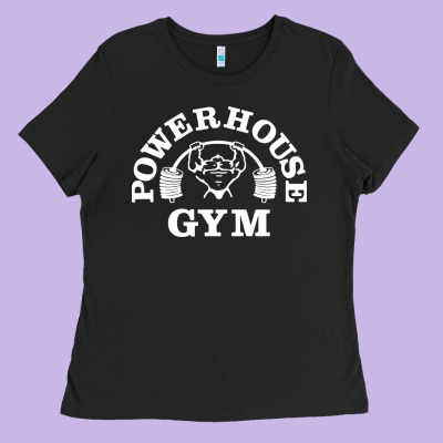 Power House Gym Fitness Ladies Tee Designed By Artisfamous