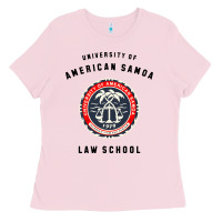 Bubblegum Pink samoa law school Ladies Tee - artisFamous