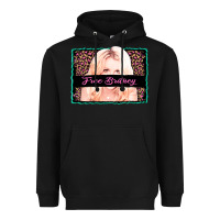 Black free britney leopard glitter Heavyweight Hoodie - AdoDesignShop