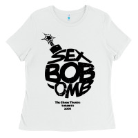 White bob omb Ladies Tee - artisFamous