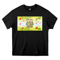Black let's just avocudde Heavy Core Tee - TumblerDesignByShophia