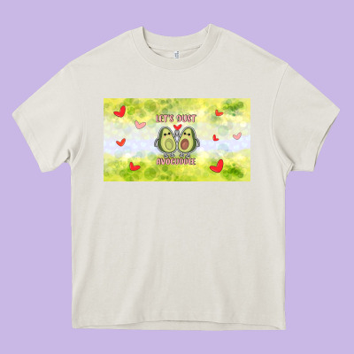 Let's Just Avocudde Heavy Core Tee Designed By Tumblerdesignbyshophia