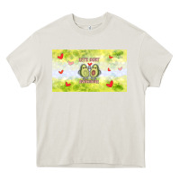Cream let's just avocudde Heavy Core Tee - TumblerDesignByShophia