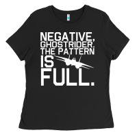 Black top gun ghostrider Ladies Tee - artisFamous