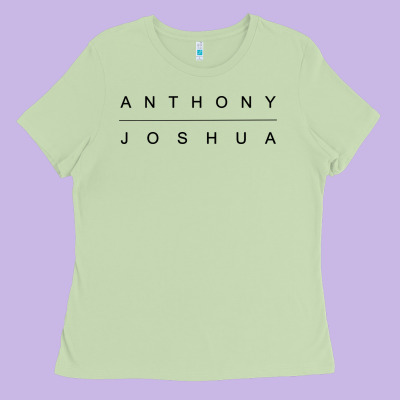 Joshua Sport Boxing Ladies Tee Designed By Artisfamous