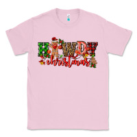 Bubblegum Pink howdy christmas gingerman bread with cowboy Classic Tee - CowGirlArtShop