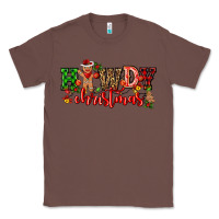 Chestnut howdy christmas gingerman bread with cowboy Classic Tee - CowGirlArtShop
