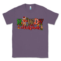 Lavender howdy christmas gingerman bread with cowboy Classic Tee - CowGirlArtShop