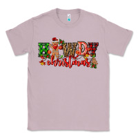 Lilac howdy christmas gingerman bread with cowboy Classic Tee - CowGirlArtShop