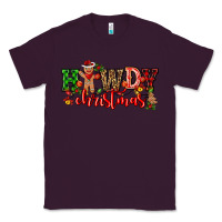 Plum howdy christmas gingerman bread with cowboy Classic Tee - CowGirlArtShop