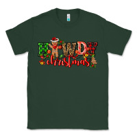 Sports Green howdy christmas gingerman bread with cowboy Classic Tee - CowGirlArtShop