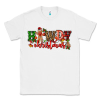 White howdy christmas gingerman bread with cowboy Classic Tee - CowGirlArtShop