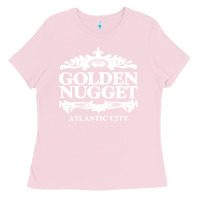 Bubblegum Pink atlantic city golden nugget Ladies Tee - artisFamous