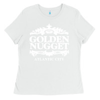 White atlantic city golden nugget Ladies Tee - artisFamous