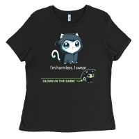 Black i'm harmless, i swear Ladies Tee - artisFamous