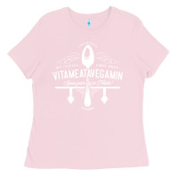 Bubblegum Pink vitameatavegamin Ladies Tee - artisFamous