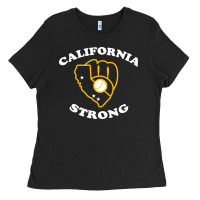 Black california strong Ladies Tee - artisFamous