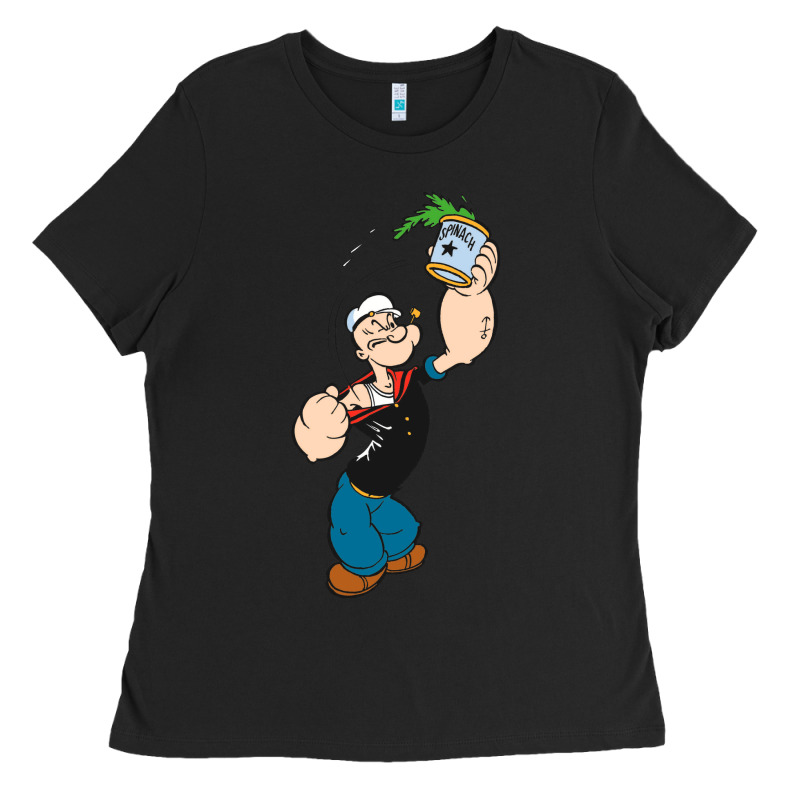 Popeye Spinach Retro Mens Funny Ladies Tee by artisFamous | Teevron