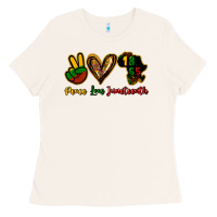 Bone Peace love Juneteenth Ladies Tee - HowdyJamesFarm