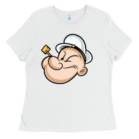 White The Sailor Popeye Ladies Tee - artisFamous