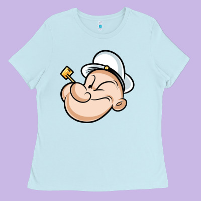 The Sailor Popeye Ladies Tee Designed By Artisfamous