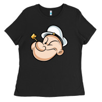 Black The Sailor Popeye Ladies Tee - artisFamous
