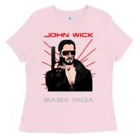 Bubblegum Pink the baba yaga Ladies Tee - artisFamous