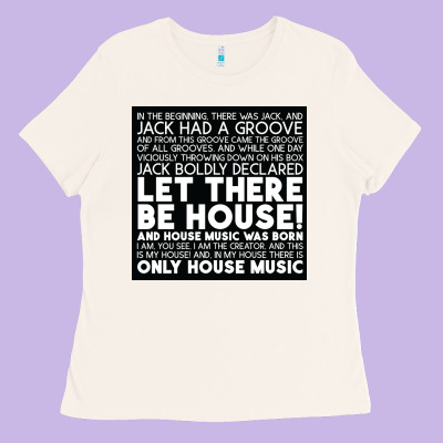Let There Be House Music Ladies Tee Designed By Artisfamous