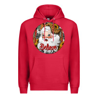 Cardinal believe Santa Claus Christmas Premium Hoodie - Jasminsmagicworld