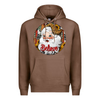 Chestnut believe Santa Claus Christmas Premium Hoodie - Jasminsmagicworld