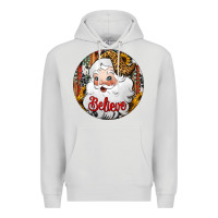 Dove Grey believe Santa Claus Christmas Premium Hoodie - Jasminsmagicworld