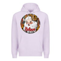 Lilac believe Santa Claus Christmas Premium Hoodie - Jasminsmagicworld