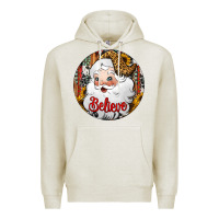 Oatmeal Heather believe Santa Claus Christmas Premium Hoodie - Jasminsmagicworld