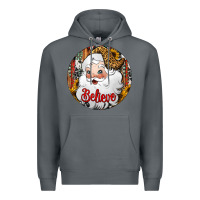 Rock believe Santa Claus Christmas Premium Hoodie - Jasminsmagicworld