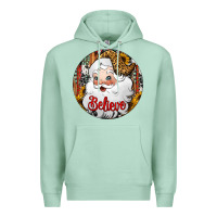 Seafoam believe Santa Claus Christmas Premium Hoodie - Jasminsmagicworld