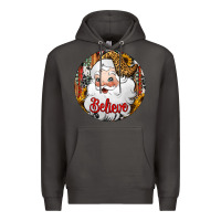 Smoke believe Santa Claus Christmas Premium Hoodie - Jasminsmagicworld