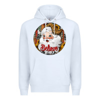White believe Santa Claus Christmas Premium Hoodie - Jasminsmagicworld