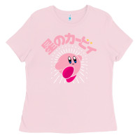 Bubblegum Pink kirby kanji classic Ladies Tee - artisFamous