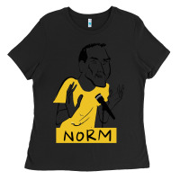 Black norm macdonald cartoon Ladies Tee - artisFamous