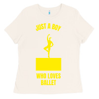 Bone just a boy who loves ballet Ladies Tee - artisFamous