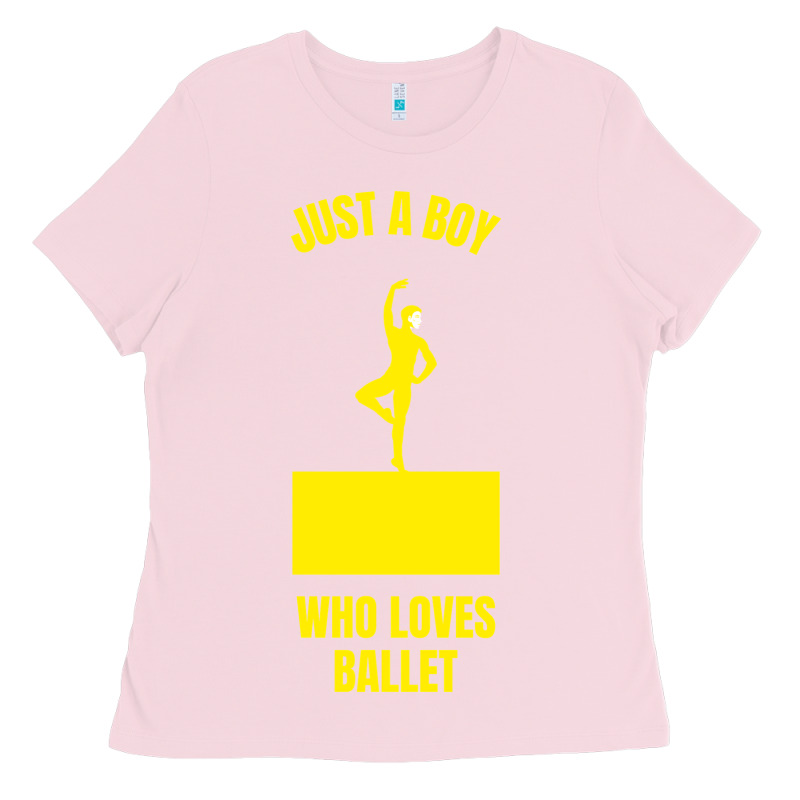 Just A Boy Who Loves Ballet Ladies Tee by artisFamous | Teevron