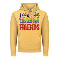 Vintage Mustard I Love My Lesbian Friends Vintage Hoodie - BundleAndBundleShop