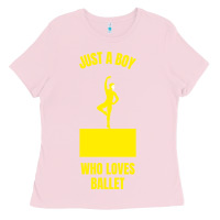 Just A Boy Who Loves Ballet Ladies Tee | Teevron