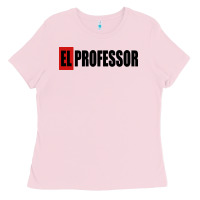 Bubblegum Pink professor money el profesor Ladies Tee - artisFamous