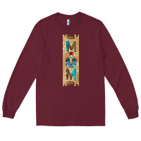 Burgundy american football with leopard pen wraps Long Sleeve Tee - BundleAndBundleShop
