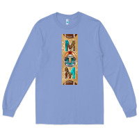 Colony Blue american football with leopard pen wraps Long Sleeve Tee - BundleAndBundleShop