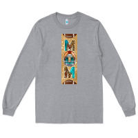 Heather Grey american football with leopard pen wraps Long Sleeve Tee - BundleAndBundleShop