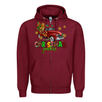 Christmas Junkie Zipper Hoodie | Teevron